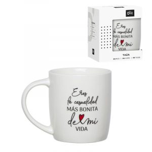 Mug 350ml eres la casualidad más bonita de mi vida